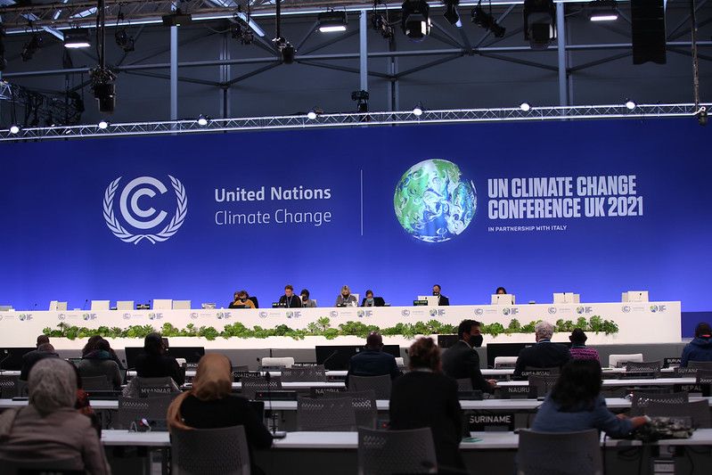 Klimatoppmøtet COP26 i Glasgow åpnet denne søndagen. Foto: UNFCCC/ Kiara Worth