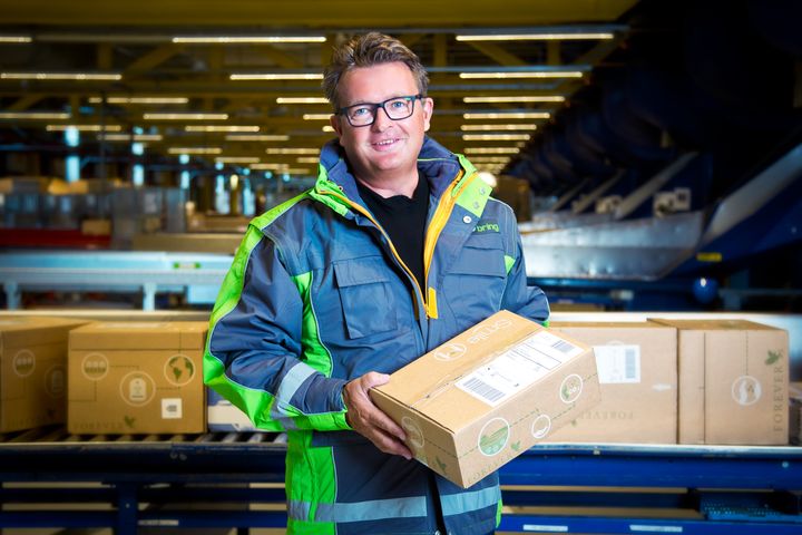 Konserndirektør Gunnar Henriksen i Posten Norge gleder seg over den nye avtalen med Elkjøp.