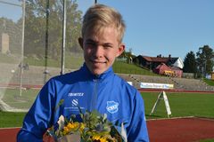 Friidrettsutøveren Nikkolaj Gulbrandsen vant LOS-fondets drømmefinale i 2020. Foto: LOS/Kari Byklum