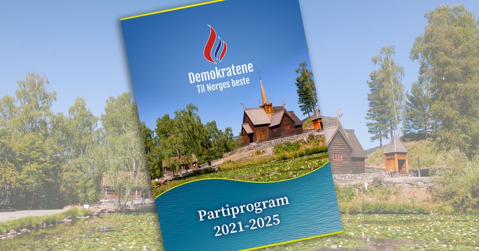 Demokratenes nye program for perioden 20212025 er klart! Demokratene