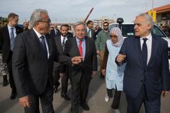 Fra generalsekretær António Guterres' besøk i Libya i 2019. Foto: UN Photo / Mohamed Alalem