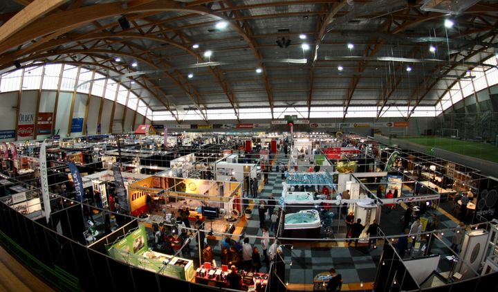 Dette bildet er fra en tidligere messe i Ålesund. Denne gangen bruker vi hele Sparebanken Møre Arena.