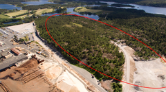 Det planlagte produksjonsanlegget skal ligge i Åmli, Agder. Produksjonen skal starte opp mellom 2026 og 2028. (Foto: Biozin)