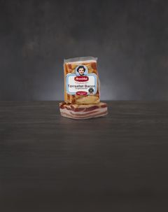 Modnet tørrsaltet bacon fra Aron Mat. Foto: Matmerk/Lisa Westgaard