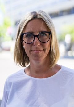 Therese Nielsen, skadeforebygger i Fremtind, forsikringsselskapet til SpareBank 1 og DNB.