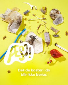 Hold Norge Rent og LOOP fikk snoke i renseanlegget til VEAS for å samle søppel til kampanjen. Foto: Aina Hole
