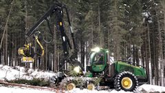 Skogeierne solgte rekordhøye 11,6 millioner kubikkmeter tømmer til industriformål i 2021, viser tall fra LandbruksdirektoratetFoto: Landbruks- og matdepartementet