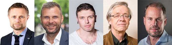 Bent Høie, Torgeir Micaelsen og Kenneth Arctander deltar alle på seminaret sammen med Helge Waal og Thomas Clausen fra SERAF.