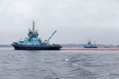 23 FARTØY: Øvelse Bergen er en av de største oljevernøvelsene som gjennomføres årlig i samspill mellom Kystverket, IUA Bergen og Statoil Sture og Mongstad.