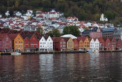 Bryggen i Bergen. Foto: Trond A. Isaksen, Riksantikvaren