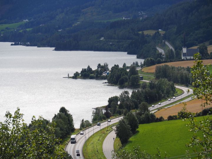 Dagens E6 nær Vingrom langs strekningen.Foto: Nye Veier