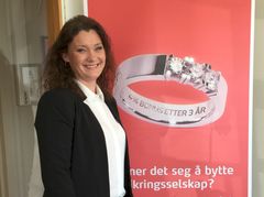 Kjerringa mot strømmen, Liv Jorun Sandem Kleiven, daglig leder ved Frende Forsikring salgssenter i Moss.