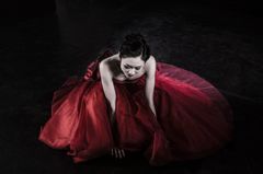 Maiko Nishino som Anna Karenina (2019). Foto: Erik Berg