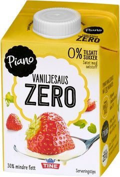 Piano Vaniljesaus Zero