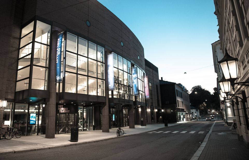 Fasade Det Norske Teatret i Kristian IVs gate
