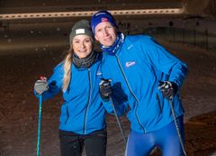 Langrennsløper Martine Ek Hagen har utfordret Farmen-kollega og skifersking Frank Løke til å gjennomføre helgas Birkebeinerrenn.