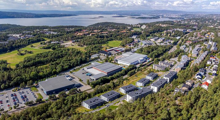 Nå starter byutviklingen av industriområdet på Rosenholm sør i Oslo. Foto: Nyebilder