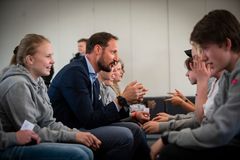Kronprins Haakon kommer til Drammen 7.oktober og åpner "Flyt", som er Kronprinsparets Fonds program for ungdom. Foto: Katrine Lunke, Apeland.