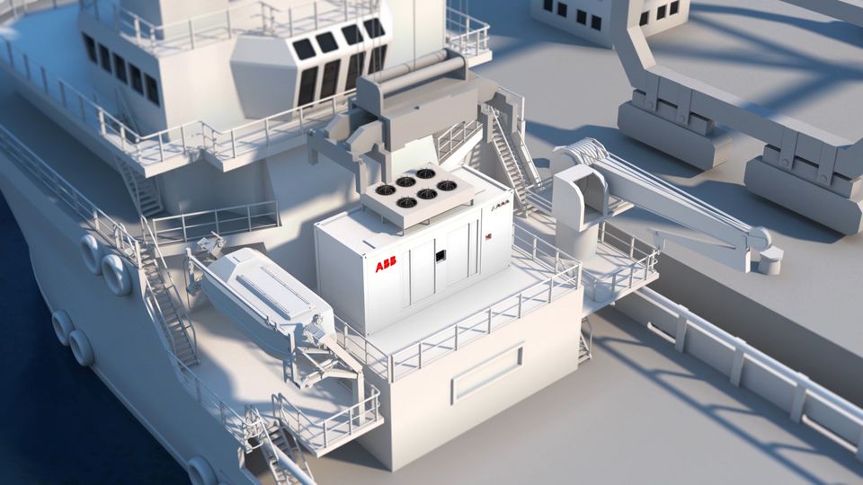 ABB's Containerized Energy Storage System integrates battery power in a standard 20ft container