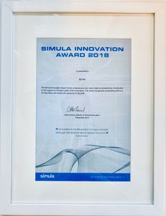 Simula Innovation Award 2018