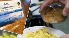 Tørket og saltet rogn brukes blant annet på pasta. Omtrent som revet parmesan. Foto: Matmerk