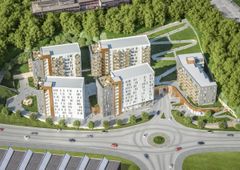 Oversikt Lagunetoppen, Bergen. Illustrasjon: Grieg Arkitekter / Profier