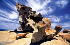 Stenformasjoner på Kangaroo Island