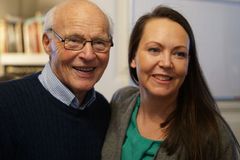 Knut «Kupper'n» Johannesen og sponsorsjef Ann-Kristin Syversen.