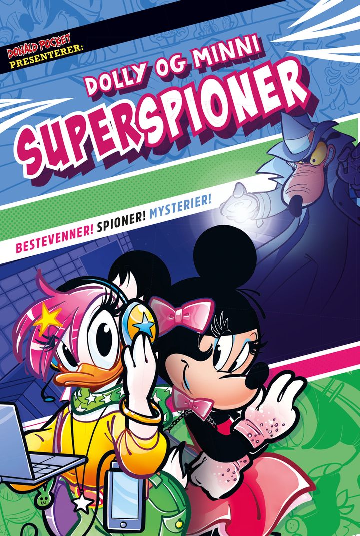 Det blir action og spenning fra første side i den nye Donald pocketen: «Superspioner».