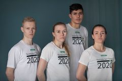Fra venstre : Tommy Kamhaug, Gitte Brunstad, Andrine Hilton og bakerst Ismail Bellemkhannate foto :Susann Daljord