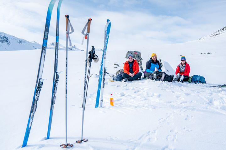 Fine forhold på drømmepåske i Jotunheimen! FOTO: Linn Holstad Hines
