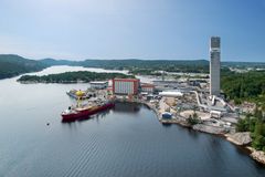 Nexans' fabrikk i Halden. Foto: Nexans