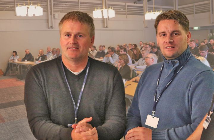 Jan Kristoffersen og Morten Meen Gallefos fra IUA Telemark.