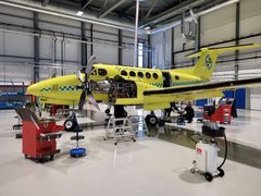 NY HANGAR I TROMSØ: Den nye hangaren til Babcock i Tromsø vil bidra til sparte kostnader og nye inntjeningsmuligheter for selskapet. Foto: Babcock