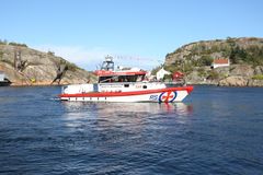 DØPT: RS Bendt R. Rasmussen fikk i dag sitt navn i Ny-Hellesund. Skøyta har allerede vært i drift i to måneder, og seilt over 2600 nautiske mil.