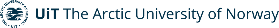 Engelsk logo UiT