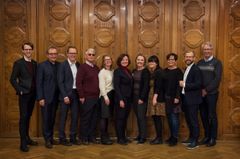 Den nye styret i Frivillighet Norge. (Foto: André Skjelin Ottosen)