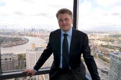 Kim Humborstad i Zwipe var i dag på Londons tech-hub Level 39 for å møte høstens TEA-gründere.