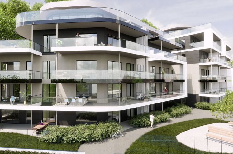 Strøm Gundersen Vestfold has entered into an agreement with Moods Eiendom to build the apartment project Fjeldvig in Sandefjord. Ill. Point Design.