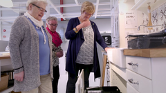 Pauline Dahl (82), Ingrid Mikkelsen (80) og Liv Vigdel (80).