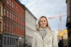 Marianne Gjertsen Ebbesen, konserndirektør 
for boligutvikling trehus i OBOS, mener at et 
godt arbeidsmiljø er noe av det viktigste 
på arbeidsplassen. Foto: Trygve Indrelid