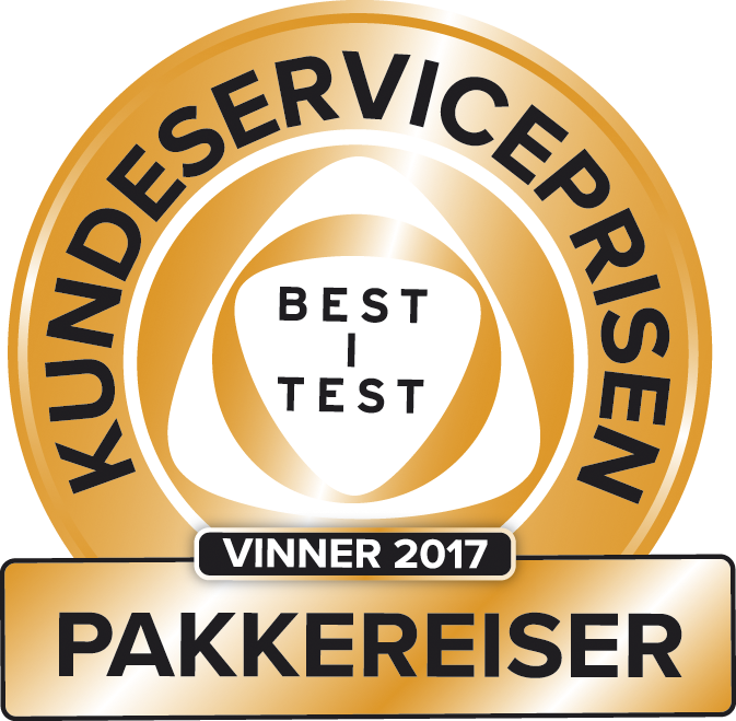 Kundeserviceprisen Best i test - TUI