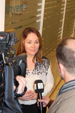 Spesialrådgiver i Innovasjon Norge, Rannveig Fadum, forteller reporter i TV2 om presåkornordningen.