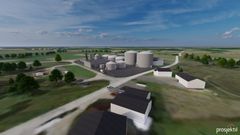Lista Biogass skal bygges på Lista i Farsund. Ill: Vireo