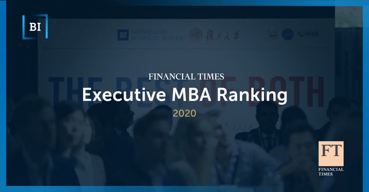 BI er best i Norden på Executive MBA for fjerde år på rad.