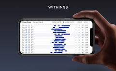 Få oversikt over din søvndata med WITHINGS nye Sleep Diary. Foto/ill.: Withings