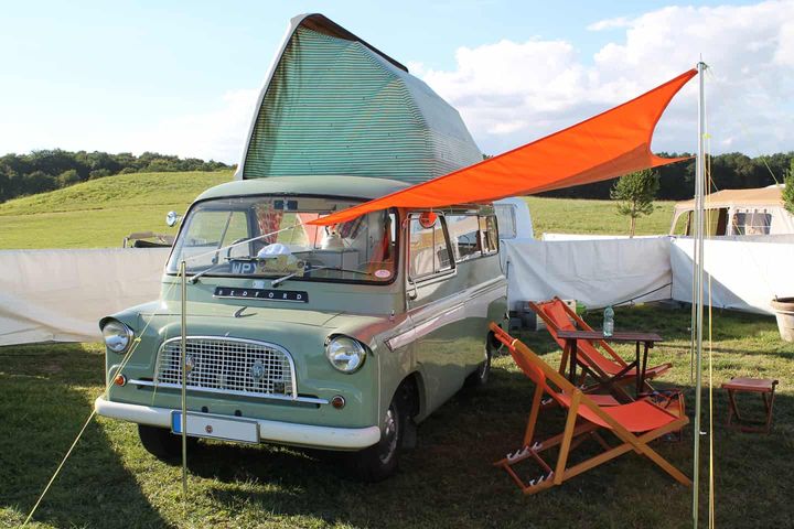 Nostalgisk tilbakeblikk på campinglivet, Foto:Destination Fyn, Egeskov Slot