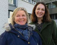 Rådgiver Tone Frækeland og daglig leder Johanne Wulfsberg-Gamre i Mesterbrev. Foto: Kristin Moe Krohn