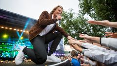 Sondre Justad på VG-Lista Topp 20 Rådhusplassen 2016. Foto: Tom Øverlie, NRK P3