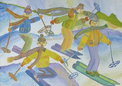 På ski, Galina Zubenko (11) Ukraina